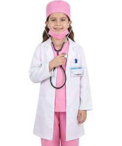 Tweens Pink Doctor Costume Set