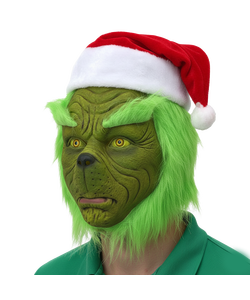 Green Goblin Santa Mask