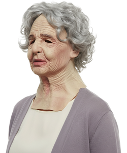 Old Woman Overhead Latex Mask