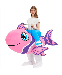 Inflatable Tropical Fich Costume