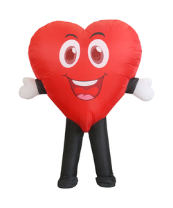 Inflatable Smiling Heart Adult Costume