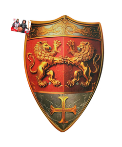 Wooden Lionheart Shield