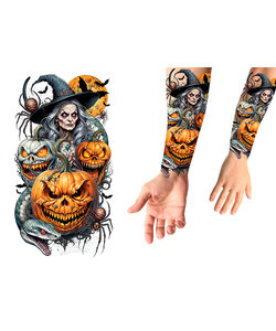 Pumpkin/Witch Tattoo