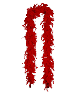 80g Feather Boa - Red