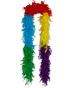 80g Feather Boa - Multicolour