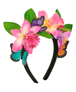 Flowers & Butterflies Headpiece