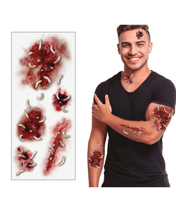 Maggot Wounds Tattoo