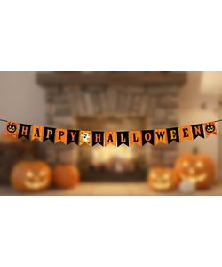 Happy Halloween Paper Garland