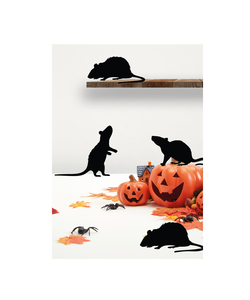 Rats Wall Silhouettes