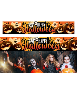 Happy Halloween Fabric Sign