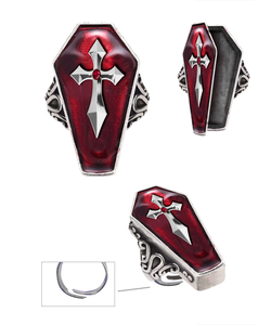 Coffin Ring - Red