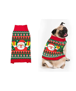 Santa Sweater Pet Costume