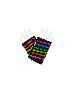 80's Multi Colour Neon Bead Gloves