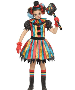 Carny Clown Costume - Teens