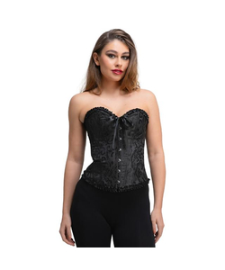 Ladies Deluxe Corset-Black