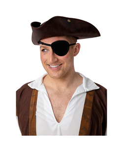 Black Satin Eye Patch