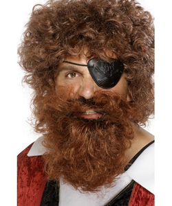 Brown pirate beard