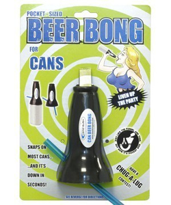 Beer can bong
