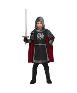 Kids Black Knight Costume
