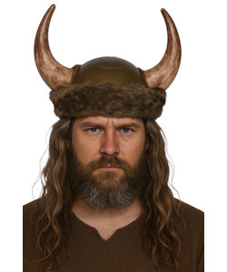 Viking Helmet with Fur