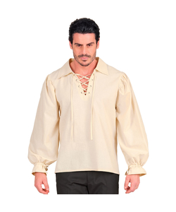 Men's Character Shirt - Beige