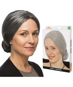 Old Woman Wig - Grey
