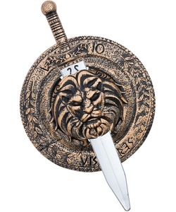 Gladiator Lion Shield & Sword