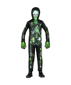 Toxic Skeleton Costume - Green