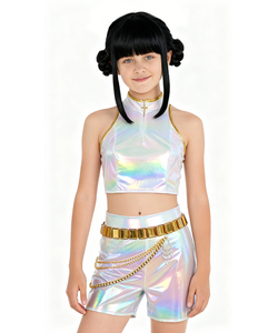 Pop Star Zoey Demon Hunter - Tweens White Stage Outfit