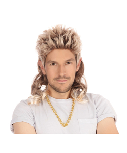 Mullet Wig - Blonde