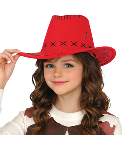 Kids Red Cowboy Hat