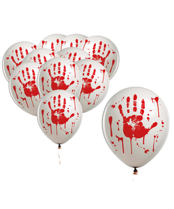 Bloody Handprints BalloonsBloody Handprints Balloons