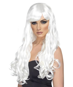 Long White Wig