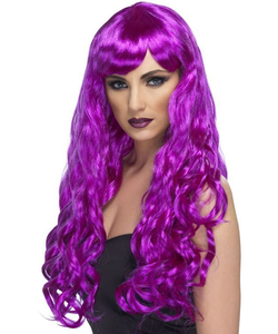 Long Purple Wig