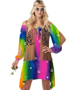 Hippie Chick Multi Costume