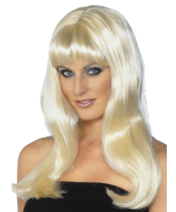 blond wig