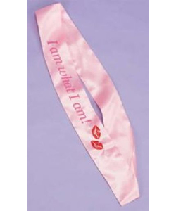 "I Am What I Am" Flashing Sash