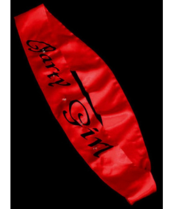 Party Girl Flashing Sash - Red