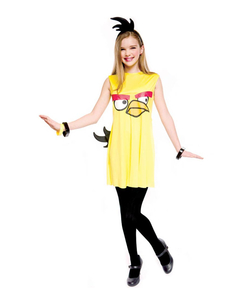 Tween Yellow Angry Bird Fancy Dress