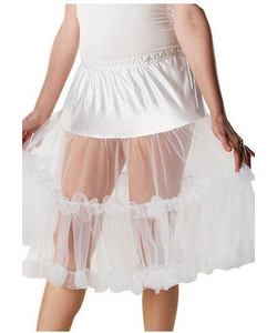 White Adult Petticoat