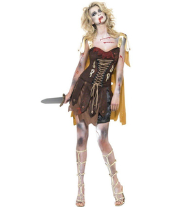 Ladies Zombie Gladiator Costume
