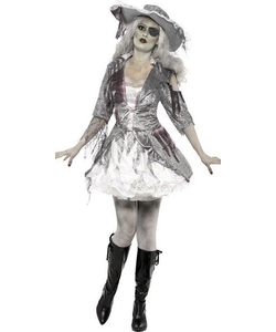 Ladies Ghost Ship Pirate Treasure Costume