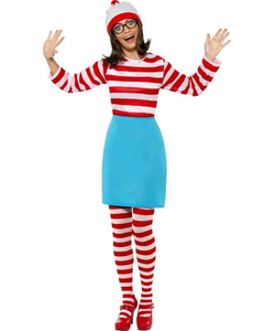 Plus Size Ladies Where's Wally Costume