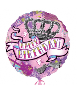 Happy Birthday Tattoo Balloon - 18"
