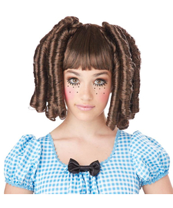 Baby Doll Curls Wig - Brunette