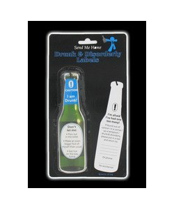 Drunk & Disorderly Labels - 5 Pack