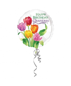 ppy Birthday Grandma Foil Balloon - 17"