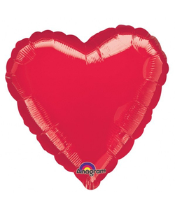 Red Heart Foil Balloon - 18"