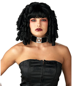 black wig