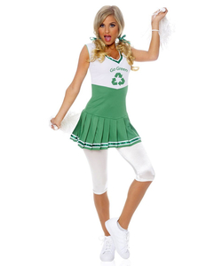 Go Green Cheerleader costume